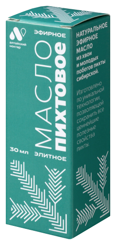 Масло пихтовое эфирное Алтайский нектар 30 мл