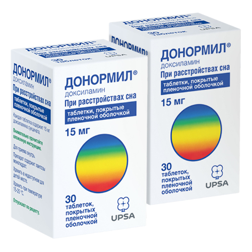 Набор 2 уп. ДОНОРМИЛ 0,015 N30 ТАБЛ П/ПЛЕН/ОБОЛОЧ