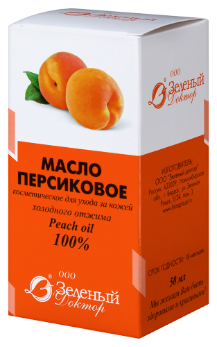 Зеленый доктор масло персиковое косметическое 50 мл