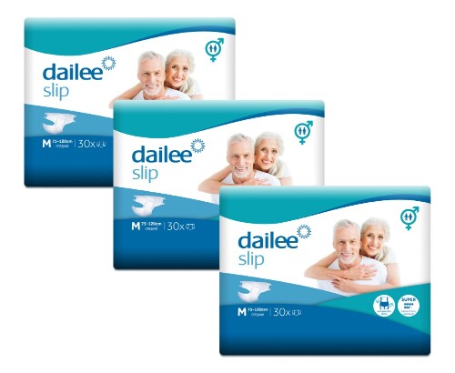Набор из 3х упаковок подгузников DAILEE SUPER M30