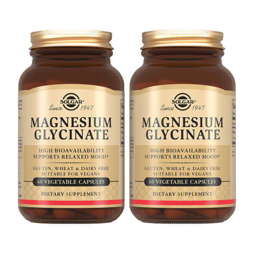 Набор Solgar Глицинат магния №60 капс из 2 уп со скидкой