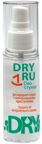 Dryru deo crystal дезодорант-спрей с минеральными кристаллами для всех типов кожи 12 гр