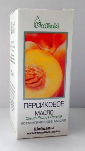 Синам масло персиковое косметическое 25 мл - цена 78 руб., купить в интернет аптеке в Королёве Синам масло персиковое косметическое 25 мл, инструкция по применению