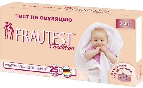 Купить Тест на овуляцию frautest ovulation 5 шт. цена