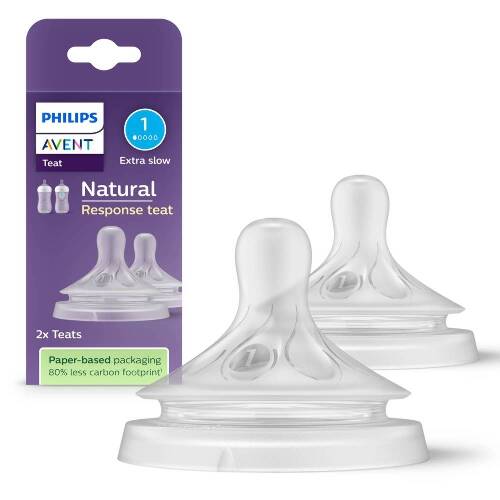 Avent соска поток медленный 0+ 2 шт. Natural Response SCY961/02