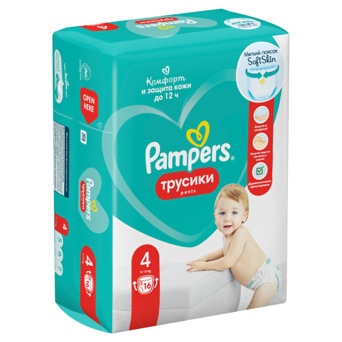 Купить Pampers pants трусики размер 4 16 шт. цена