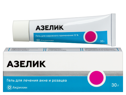 Азелик 15% гель для наружного применения 30 гр