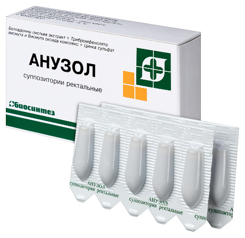 Анузол 10 шт. суппозитории
