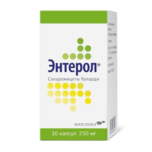 Энтерол 250 мг 30 шт. флакон капсулы