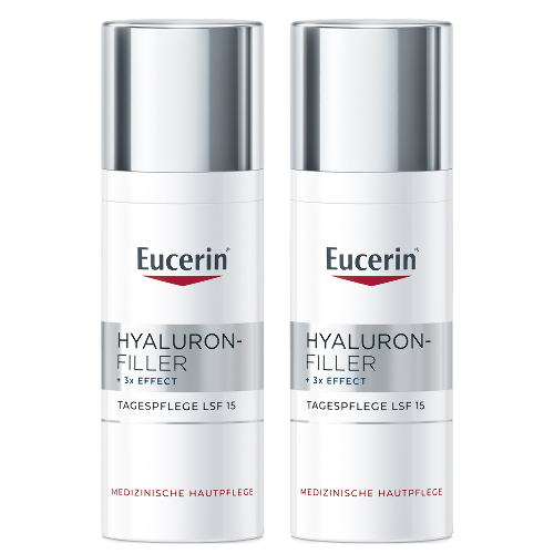 Набор из 2-х уп EUCERIN HYALURON-FILLER КРЕМ ДЛЯ ДНЕВНОГО УХОДА ЗА НОРМАЛЬНОЙ И КОМБИНИРОВАННОЙ КОЖЕЙ SPF15 50МЛ