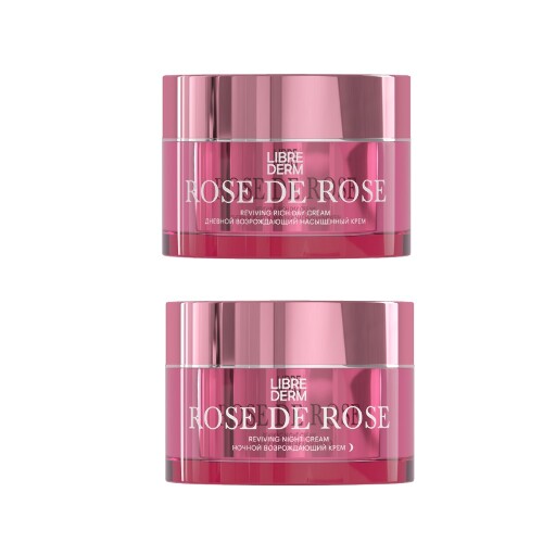 Набор ЛИБРИДЕРМ ROSE DE ROSE: Крем дневной + Крем ночной