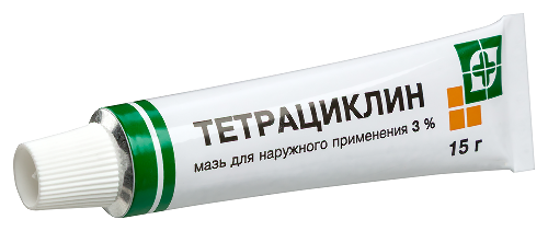 Тетрациклин 3% мазь 15 гр
