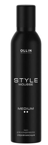 Ollin style мусс для укладки волос средней фиксации 250 мл