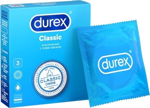 Купить DUREX ПРЕЗЕРВАТИВЫ CLASSIC N3 цена