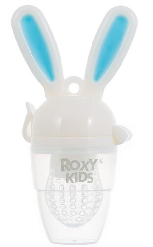 Roxy-kids ниблер для прикорма bunny twist 6+/голубой