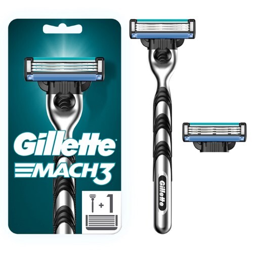 Gillette mach3 бритва безопасная со сменной кассетой 2 шт.