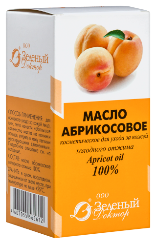 Зеленый доктор масло абрикосовое косметическое 50 мл