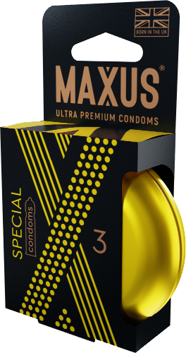 Презервативы maxus special точечно-ребристые 3 шт.
