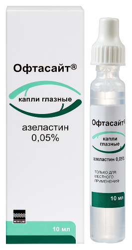 Офтасайт 0,05% флакон-капельница капли глазные 10 мл