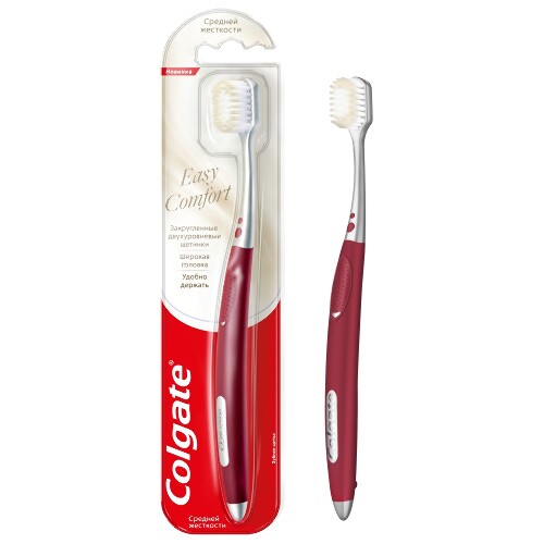 Colgate зубная щетка easy comfort/средняя