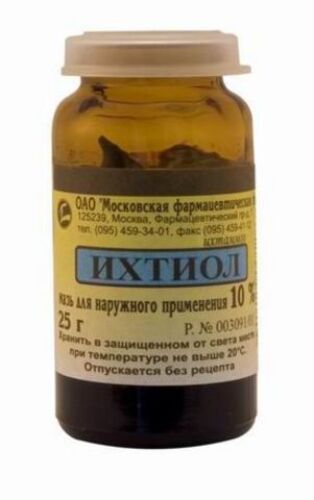 Купить ИХТИОЛОВАЯ 10% 25,0 МАЗЬ/БАНКА СТЕКЛО цена