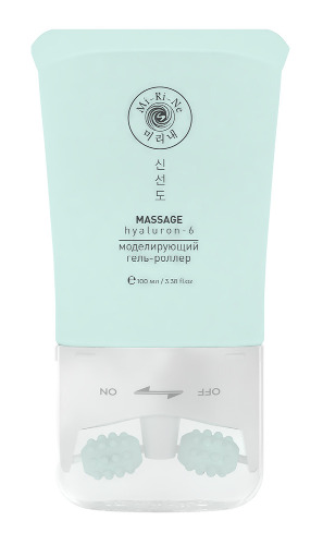 Mi-ri-ne гель-роллер против морщин для лица шеи и зоны декольте моделирующий антивозрастной hyaluron 100 мл