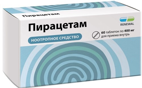 Купить Пирацетам 400 мг 60 шт. таблетки, покрытые пленочной оболочкой цена