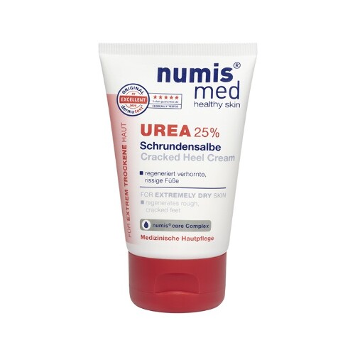 Numis med крем против трещин на пятках с 25% мочевиной для очень сухой кожи 50 мл