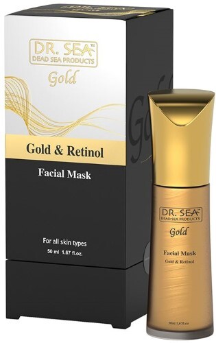 Купить Dr sea gold маска для лица с золотом и ретинолом 50 мл цена