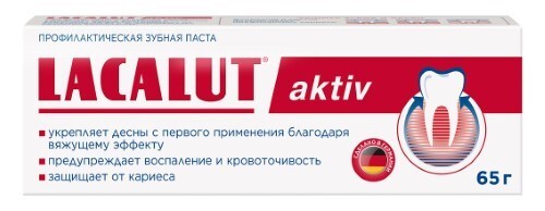 LACALUT AKTIV ЗУБНАЯ ПАСТА