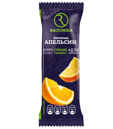 Racionika diet батончик для похудения апельсин 50 гр