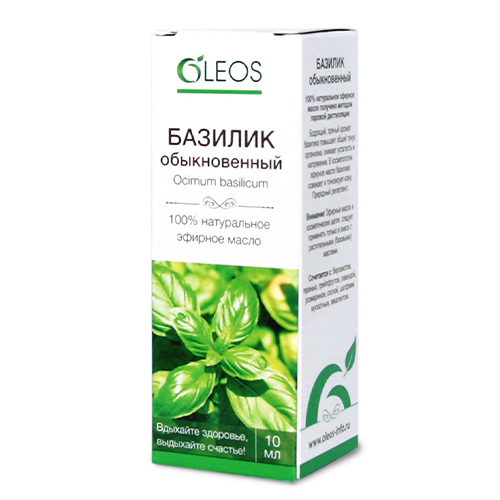 Oleos масло эфирное базилик обыкновенный 10 мл