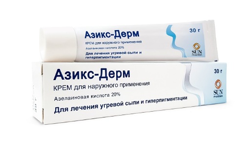 Купить Азикс-дерм 20% крем 30 гр цена