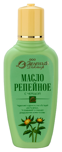Зеленый доктор репейное масло с чередой 100 мл