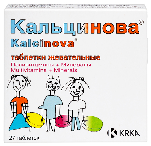 КАЛЬЦИНОВА N27 ТАБЛ ФРУКТОВЫЕ