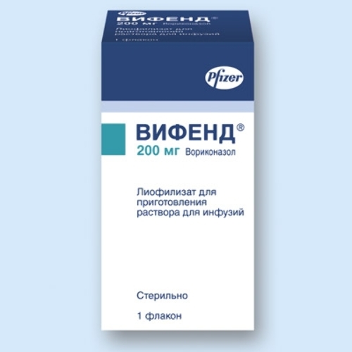 Вифенд 200 мг 1 шт. флакон лиофилизат для раствора для инфузий
