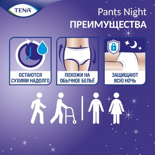 PANTS NIGHT ПОДГУЗНИКИ-ТРУСЫ НОЧНЫЕ