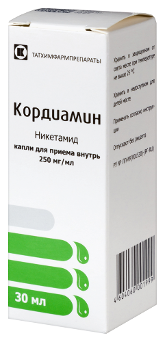 Кордиамин 25% флакон-капельница капли для приема внутрь 30 мл