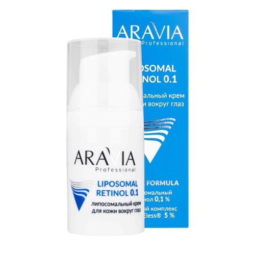 Aravia professional крем для кожи вокруг глаз липосомальный retinol 0,1 30 мл