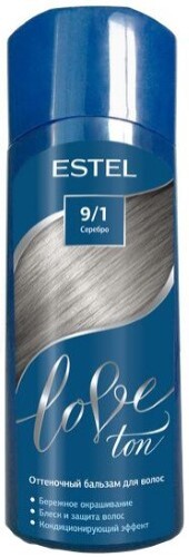 Купить Estel love ton оттеночный бальзам для волос тон 9/1 серебро 150 мл цена