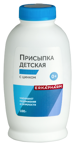 Erkapharm присыпка детская с цинком elfarma 100 гр