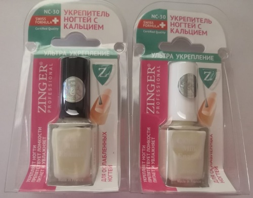 Zinger укрепитель ногтей с кальцием ультра укрепление 12 мл