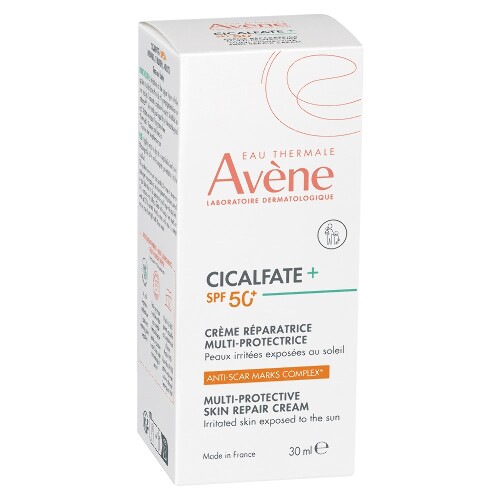 Avene cicalfate+ крем для кожи мультифункциональный восстанавливающий spf50+ 30 мл