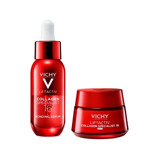 Набор VVICHY LIFTACTIV COLLAGEN SPECIALIST 16: крем дневной 50мл + сыворотка для лица 30мл
