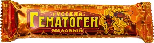 Гематоген русский медовый 40 гр плитка