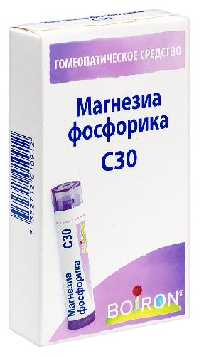 МАГНЕЗИА ФОСФОРИКА С30 ГОМЕОПАТ МОНОКОМП ПРЕПАРАТ МИНЕРАЛЬНО-ХИМИЧ ПРОИСХОЖД