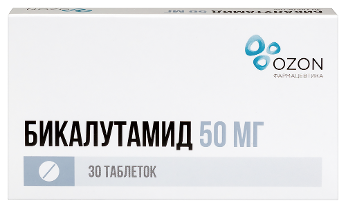 Бикалутамид 50 мг 30 шт. таблетки, покрытые пленочной оболочкой