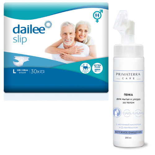 Комплект Dailee Extra Plus L30 + Пенка Primaterra Care 200 мл