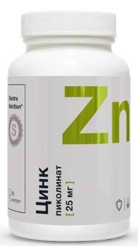 ELENTRA NUTRITION ПИКОЛИНАТ ЦИНКА