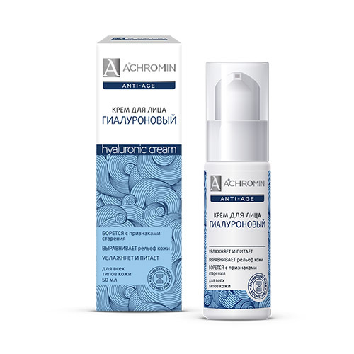 Купить ACHROMIN ANTI-AGE КРЕМ ДЛЯ ЛИЦА ГИАЛУРОНОВЫЙ 50МЛ цена